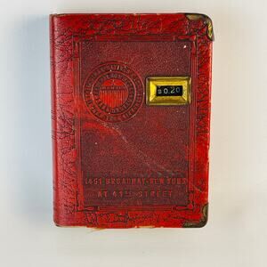 Vintage Ninth Federal Savings & Loan Assoc. New York Book Bank; No Key